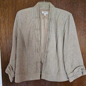 Blazer with pleating design SEE DESCRIPTION